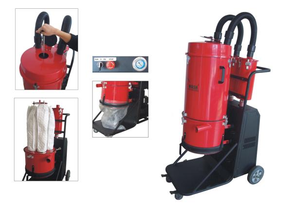 Buy cheap 2X1000W Brushless Motor Fine Dust Extractor lightweight commercial vacuum cleaners from wholesalers