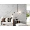 Buy cheap Sleek Marble Look Porcelain Tile Floor And Wall Thickness 9.5mm from wholesalers