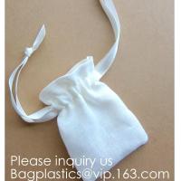 Buy cheap Wedding Party Favor Gift Drawstring Bags 100% Cotton Pouch,Fabric Reusable product
