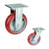 Buy cheap PU 350kg Capacity 6 Inch Heavy Duty Caster Wheels For Industrial from wholesalers