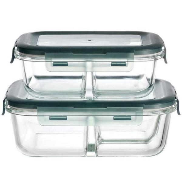 Buy cheap 3 Compartment Heat Resistant Borosilicate Glass Charger Plates from wholesalers
