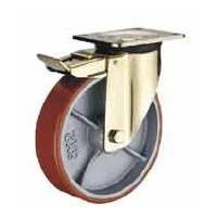 Buy cheap Total Brake cast iron PU Caster (Europe) product