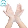Buy cheap Powder Free Clear PVC Disposable Examination Gloves Latex Free from wholesalers