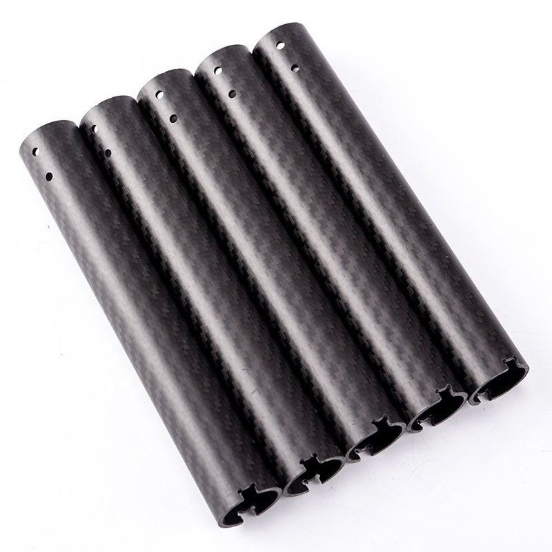 100% 3K Carbon Fiber Round Tubings High Modulus Lightweight