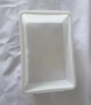 Supermarket Plastic Thickened White Rectangular Storage Ice Tray Display Food