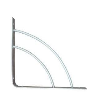 Buy cheap Durable White Metal Shelf Brackets 150×150mm / 200×200mm Easy To Install from wholesalers