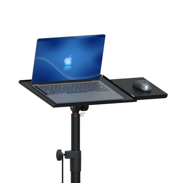 Buy cheap Portable Folding Laptop Tripod Stand With Mouse Tray Wheels from wholesalers