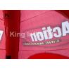 Buy cheap Airtight Black And Red Inflatable Event Tent For Advertising / Exhibition / Tourist from wholesalers