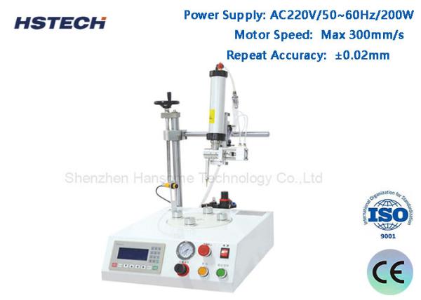 Buy cheap 4 Rotary Working Stations Text Screen Automatic LED Bulb Glue Dispenser from wholesalers