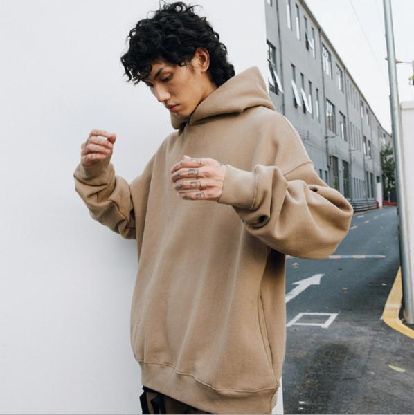 Buy cheap 360gsm Plain White Pullover Sweatshirts 100% Cotton Oversized Blank Hoodies from wholesalers