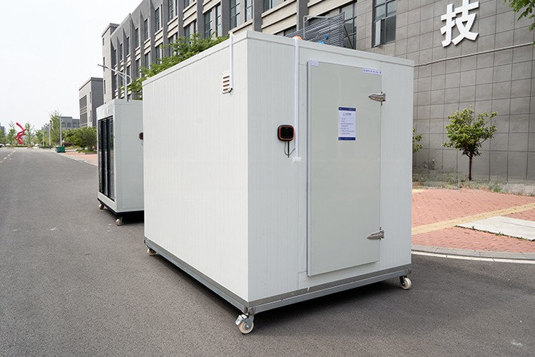 2.8x2x2.2m Mini Portable Cold Storage Room with Aluminum T-Bar Floor and MGSS Outside Wall