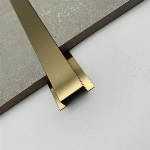 Buy cheap Decorative color stainless steel angle tile edge trim for hotel from wholesalers