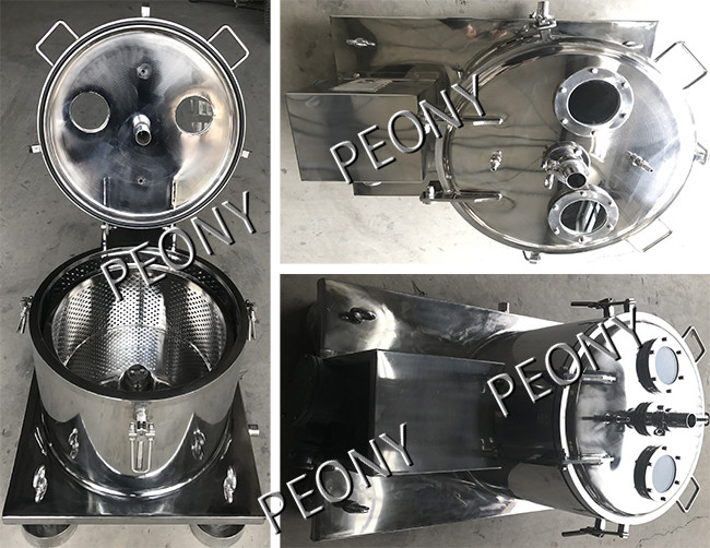 Vertical Basket Centrifuge CBD Oil Extraction Machine High Efficient
