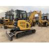 Buy cheap 4 Cylinders 0.2cbm Bucket 40hp Used KOMATSU PC55 Digger from wholesalers
