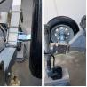 Buy cheap 120LBS Trailer Spare Tire Mount Metal Fabrication Products Hitch Spare Tire Carrier from wholesalers