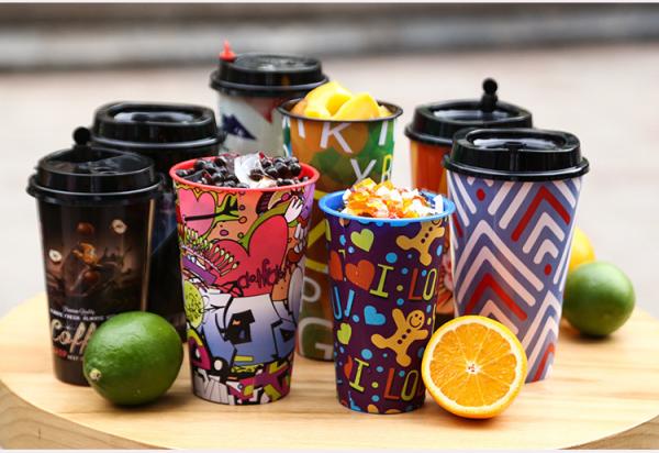 Buy cheap Promotional 350ml Coffee Cups With Lids From Disposable platic Coffee Cup from wholesalers