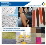 Print Plastic Round Dots on Fabrics 1800mm Felt Fabric Anti Slip Dot Coating