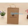 Buy cheap Brown kraft paper shoppinFood grade printed bakery brown greaseproof kraft paper bread packaging bags with clear window, from wholesalers