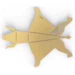 Laser Cutting Service Customized Logo Simple and Stylish Animal Form