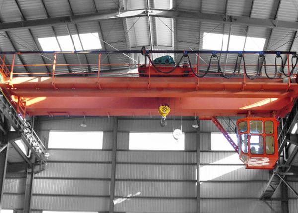 Buy cheap Traveling Double Girder Overhead Crane 25 Ton Motor Driven IP54 Protection from wholesalers