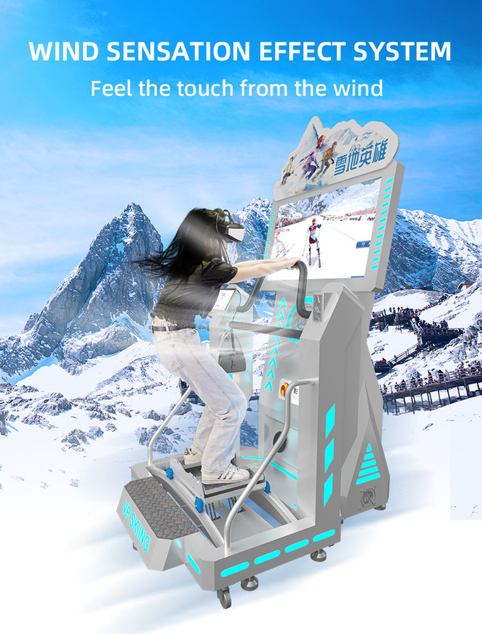 Indoor Ski Simulator Snowboard Simulator 9d Virtual Reality Vr Simulator Machines Amusement Park Equipment