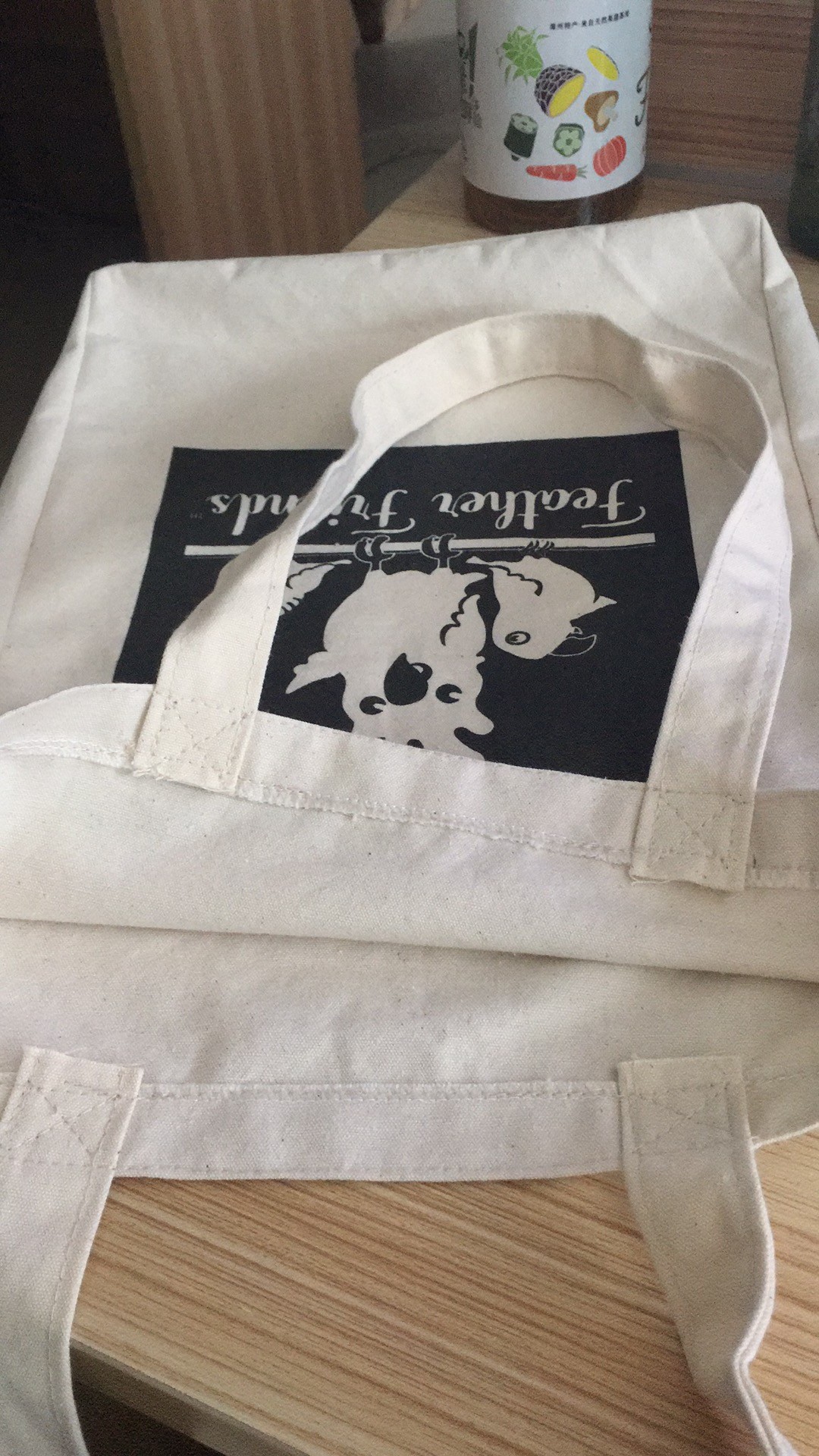 Reusable Grocery Shopping Foldable Canvas Tote Bag