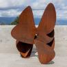 Buy cheap Abstract Outdoor Decorative Corten Custom Rusty Sculpture from wholesalers