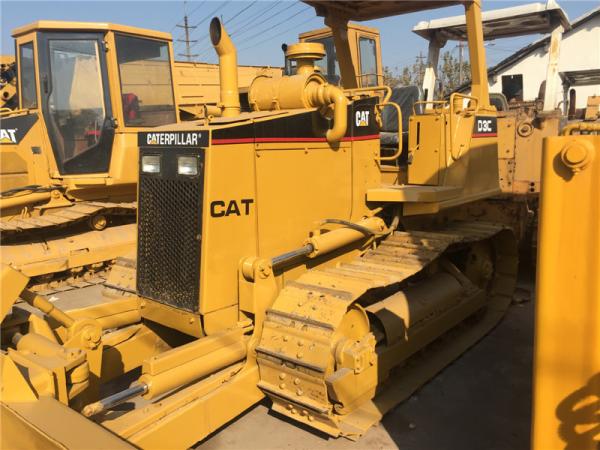 Quality D3C Used Caterpillar Bulldozer 3204 engine 7T weight with Original Paint and air condition for sale for sale