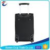 Buy cheap Custom Printed Polyester Trolley Bag Black Travel Wheeled Luggage Bag from wholesalers