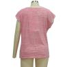 Buy cheap Ladies Casual Shirt Short Sleeve Burn Out Fabric Thin Fabric Fashion Shirt Place Print from wholesalers