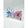 Buy cheap Offset Printing Acrylic Clock Stand 20cm X 14cm X 6cm Size Fashionable from wholesalers