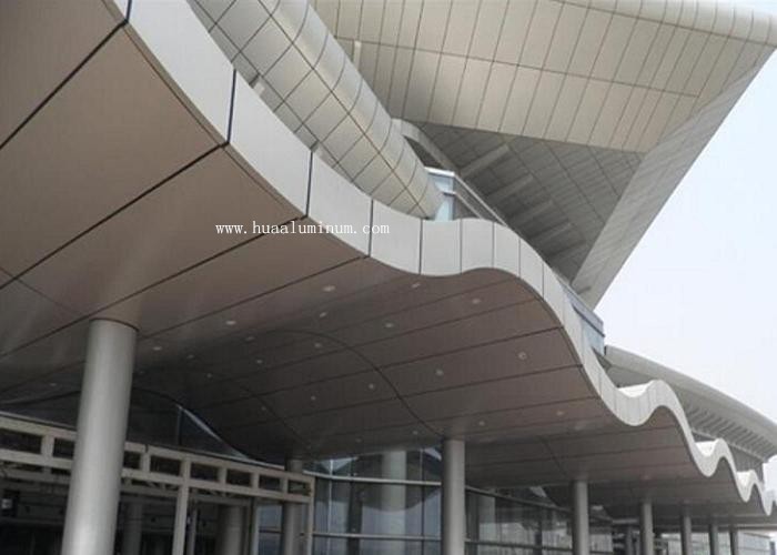 Architectural 3050mm Aluminium Solid Panel Fire Resistant Outdoor