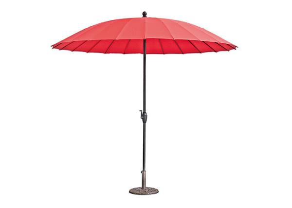 Buy cheap Fiberglass Steel Outdoor Sun Umbrella Multicolor For Garden Table from wholesalers