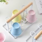 Nordic Style 170ml Ceramic Espresso Cups Colorful Stoneware Tea Travel Cup