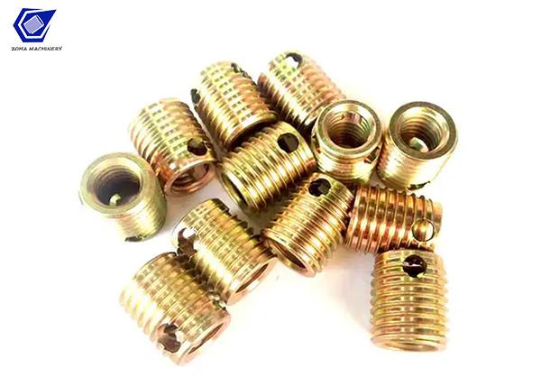 Zinc Plated Three Holes Headed Brass Keylocking Thread Inserts M3-M12 for