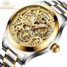 Buy cheap KINYUED good quality tourbillon movement watches men luxury brand automatic mechanical mens watch from wholesalers