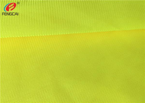 Buy cheap Yellow Polyester Fluorescent Material Fabric from wholesalers