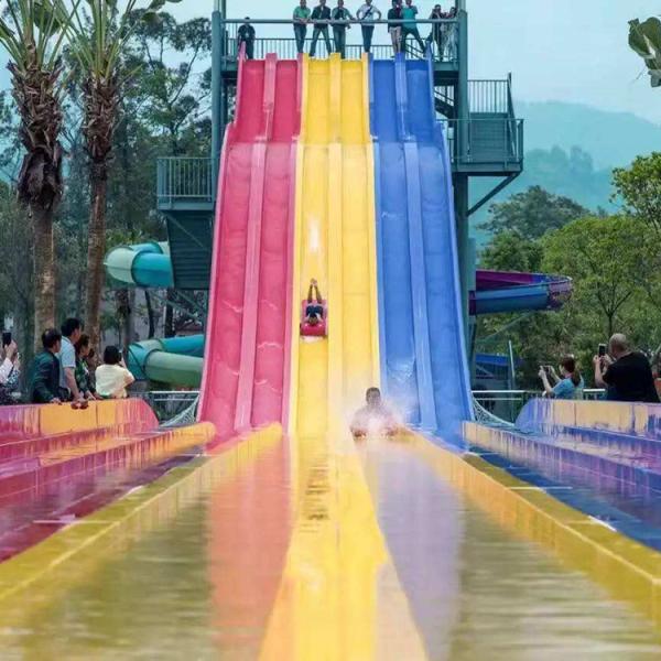 Buy cheap Fiberglass FRP Boomerang Indoor Water Park Slide For Children Adults from wholesalers