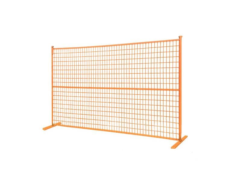 2mm Temporary Chain Link Fence 2m 2 Folds Galvanized
