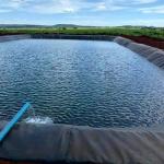 Shrimp Fish Farm Pond Liner HDPE Geomembrane 0.5mm 0.75mm 1mm Water Resistant