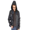 Buy cheap Men'S High Quality PU Coats Hooded Jacket Plush Fur Coat keep warm Windbreak from wholesalers