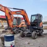 Original Hydraulic Cylinder DOOSAN DX60w Wheel Excavator With 0.21m3 Bucket