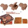 Buy cheap Carton corrugated paper pizza delivery box,bio-degradable high quality chinese food products custom kraft paper pizza pa from wholesalers