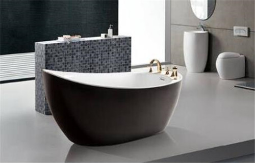 Extended Backrest Acrylic Massage Bathtub / Stand Alone Tubs Easy Installed