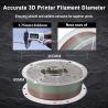 Buy cheap Net Weight 1kg Rainbow PLA+ Filament 1kg Diameter 1.75mm for 3D Printing Filament from wholesalers