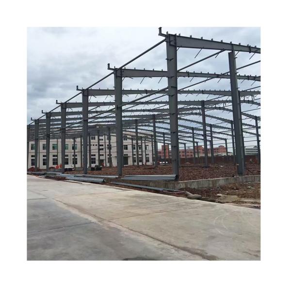 Outdoor Steel Frame Metal Buildings Anti Fire Metal Barn Construction Steel