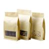 Buy cheap 100% recycled kraft paper k bags with clear window/coffee bean flower seeds packaging pouch from wholesalers