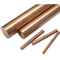 Buy cheap 99.9% Purity Copper Bars Rod Polished Customized 6mm 8mm product