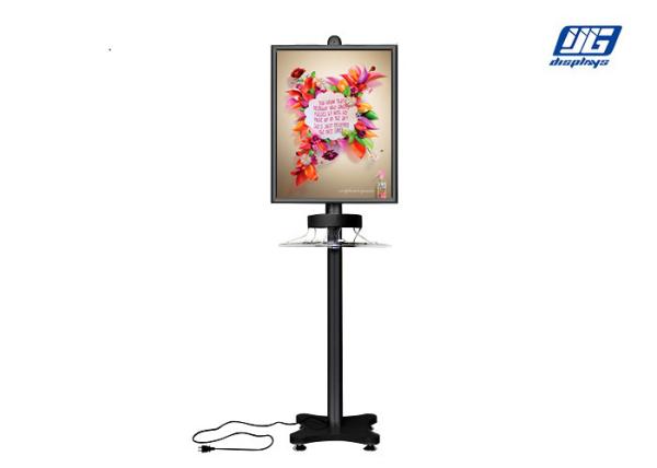 Buy cheap Black Aluminum Snap Poster Holder Frame / Smart Phone Charging Stand from wholesalers
