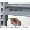 Buy cheap Adjustable Heavy Duty Steel Shelving Units 12 Ga Z Formed Beam 60 Inch Long from wholesalers